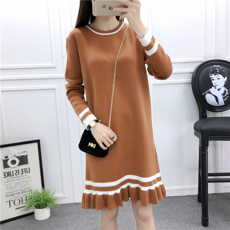 WD3761 Korea Fashion Dress Khaki