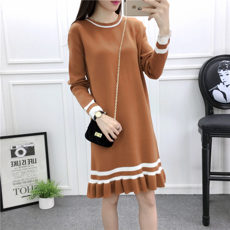 WD3761 Korea Fashion Dress Khaki