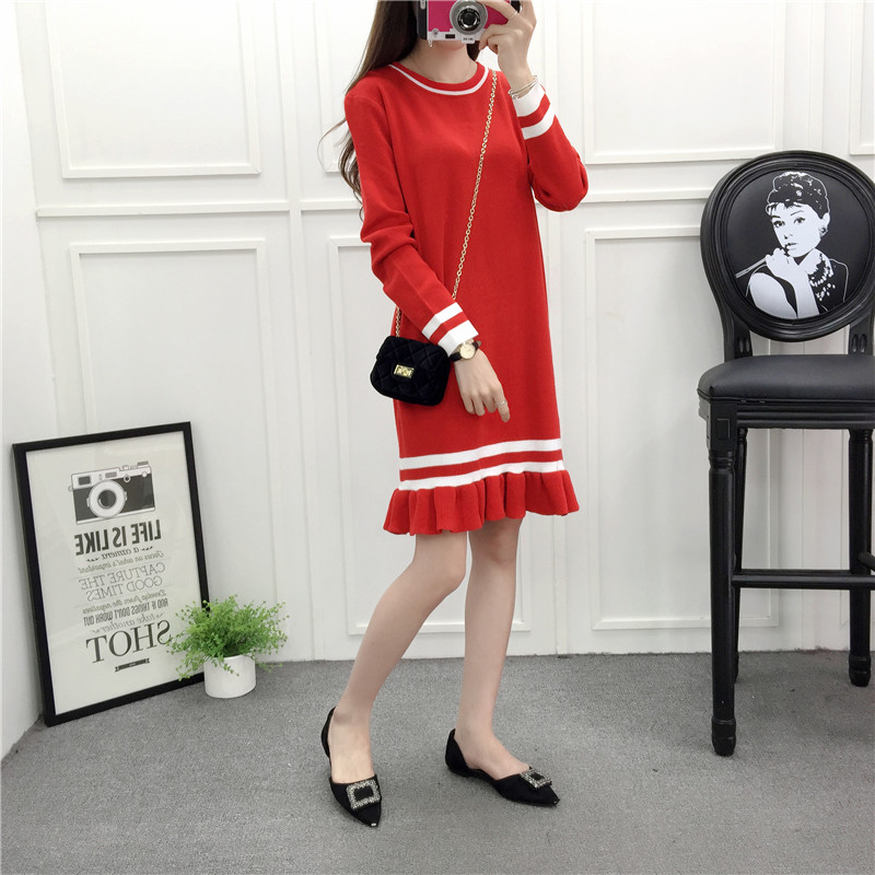 WD3761 Korea Fashion Dress Red