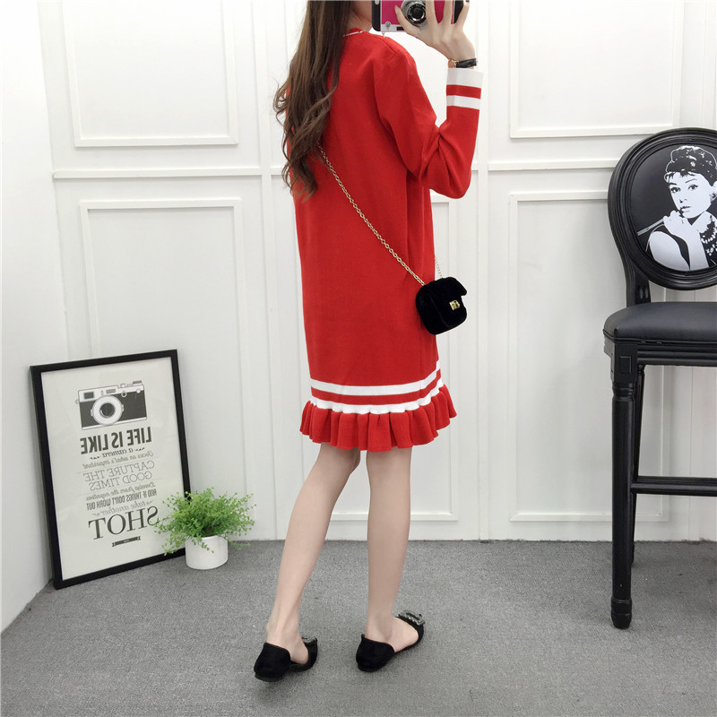 WD3761 Korea Fashion Dress Red