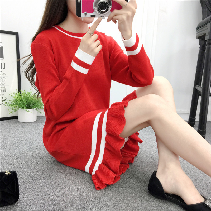 WD3761 Korea Fashion Dress Red