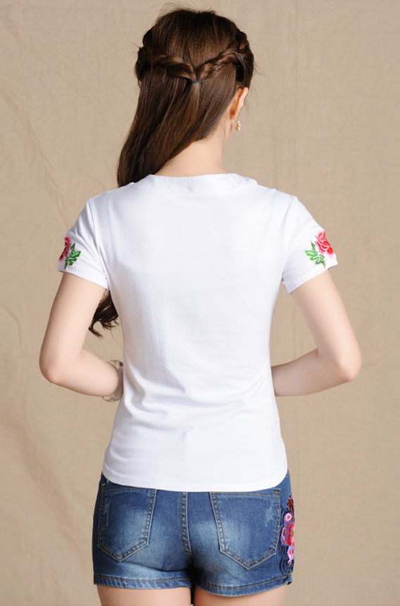 WT3766 Pretty Top White