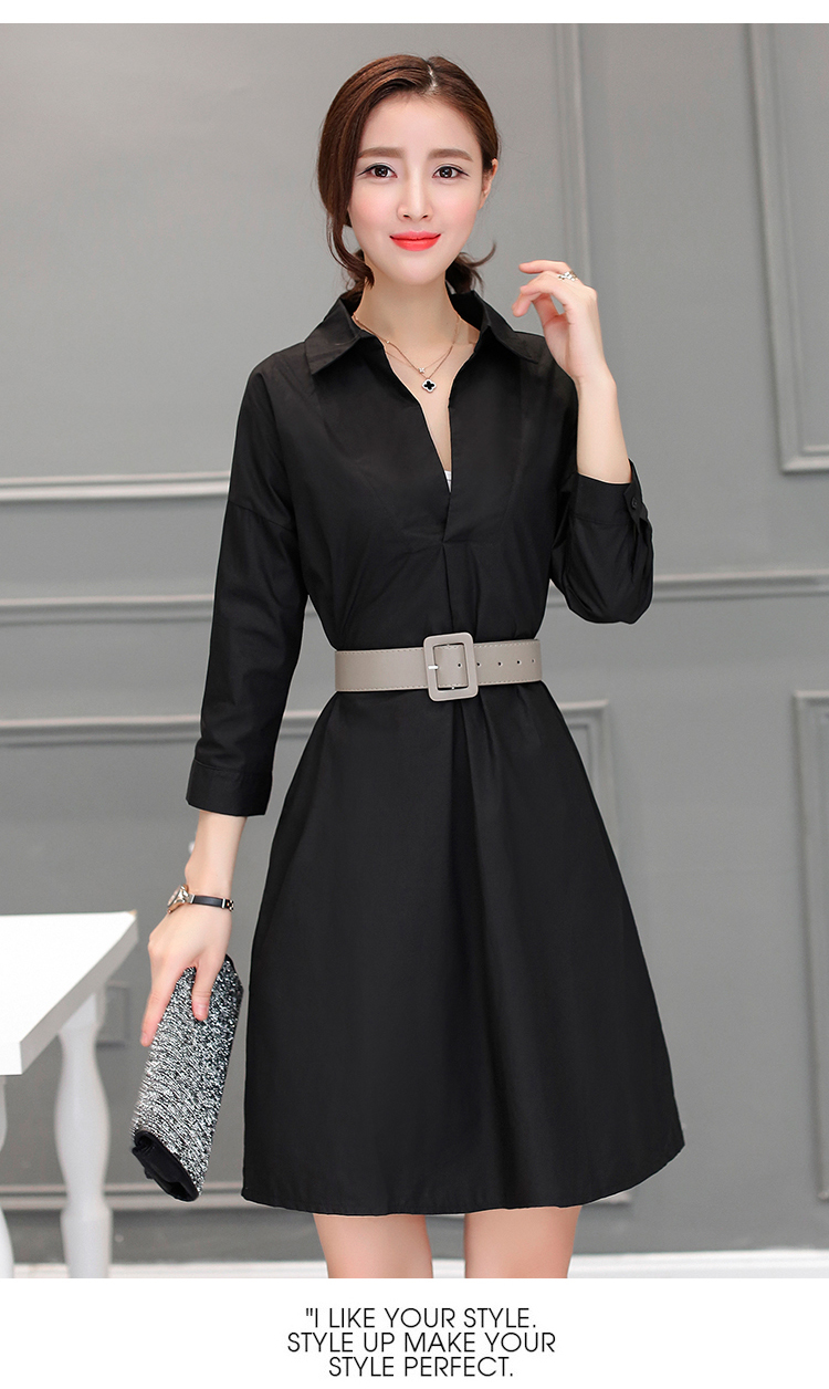 WD7512 Fashion Dress Black