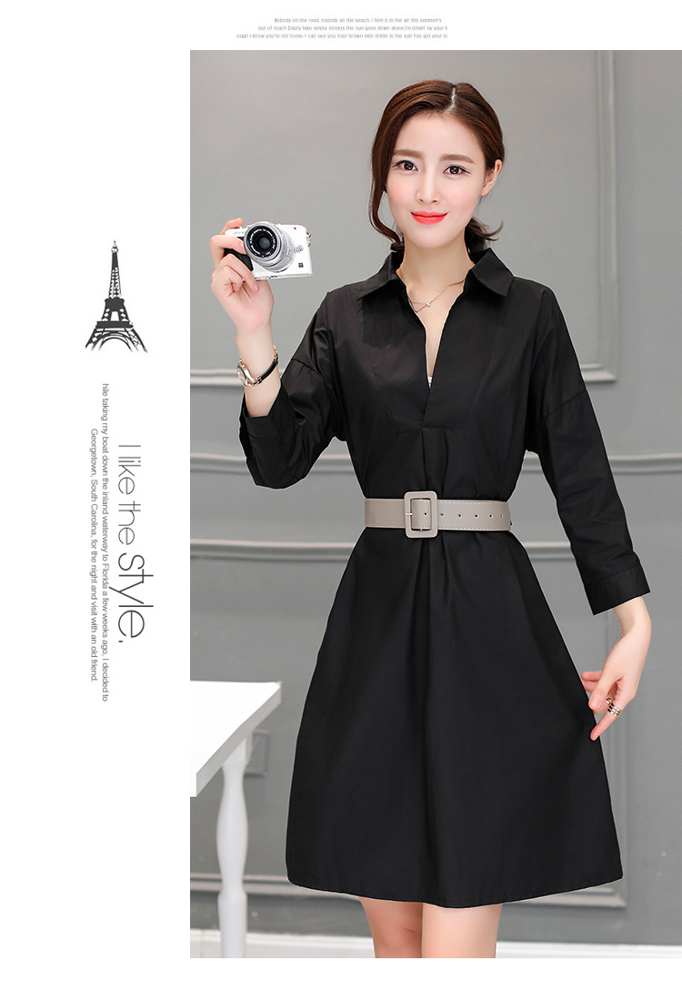 WD7512 Fashion Dress Black