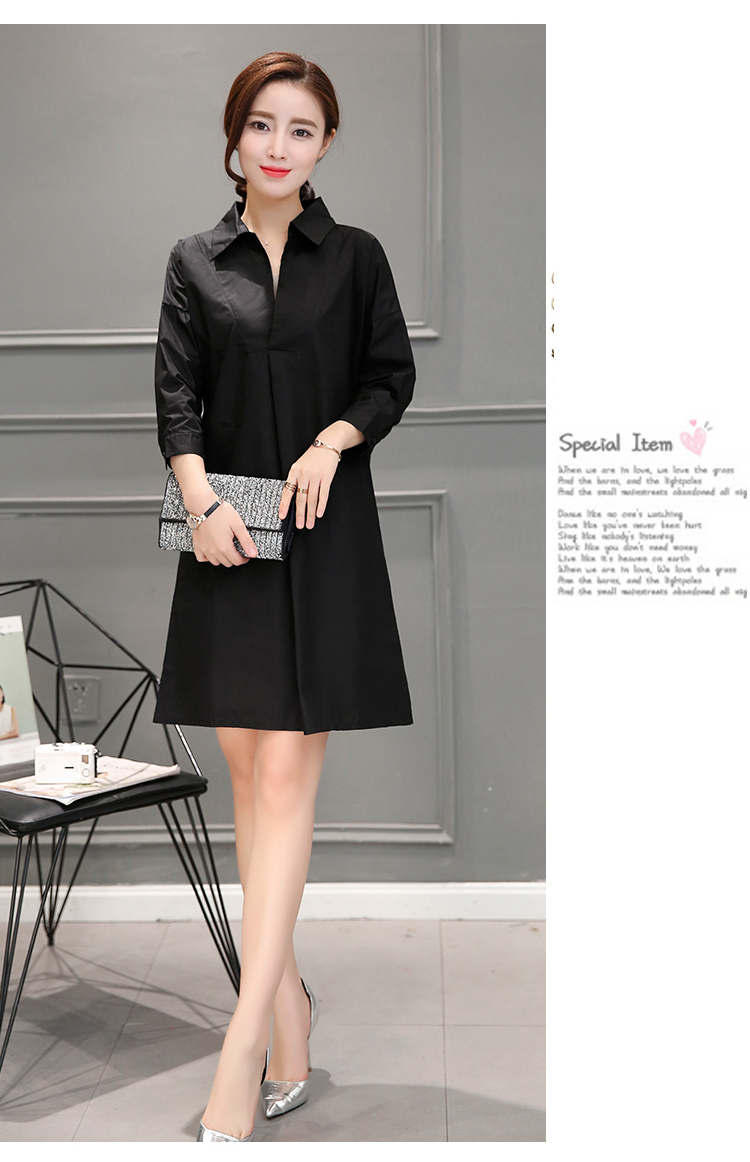 WD7512 Fashion Dress Black