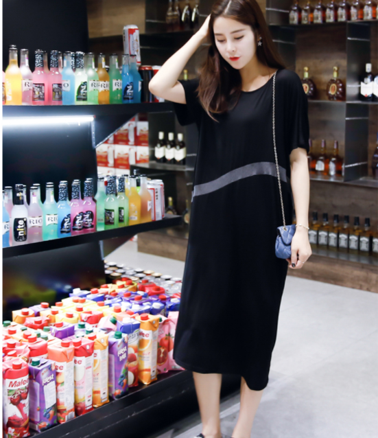 WD7515 Stylish Dress Black