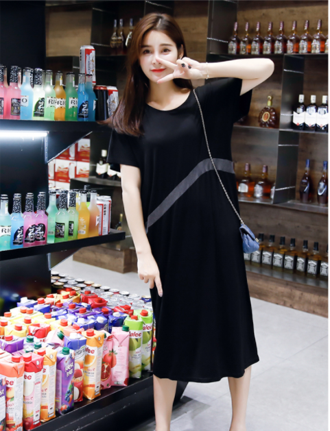 WD7515 Stylish Dress Black