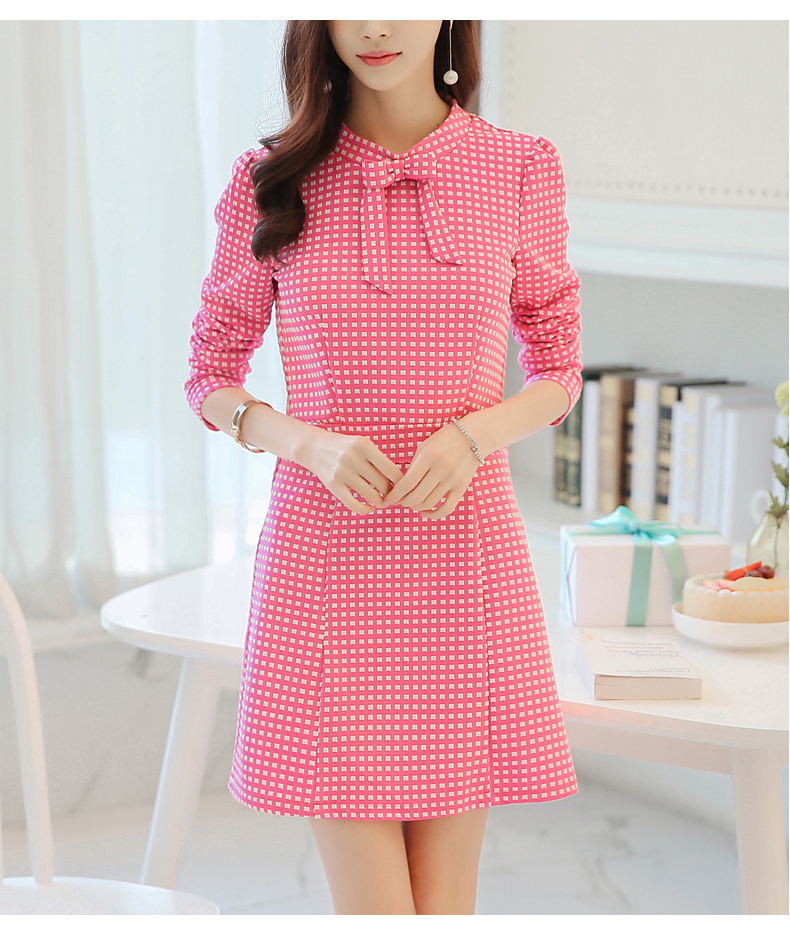 WD3782 Pretty OL Dress Pink