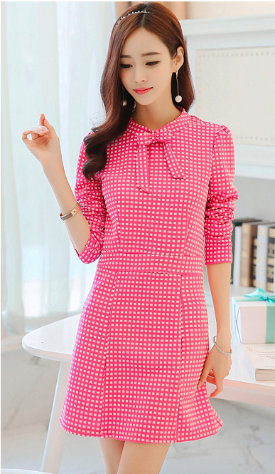 WD3782 Pretty OL Dress Pink