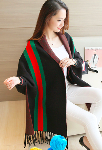 WJ3786 Elegant Cardigan Black