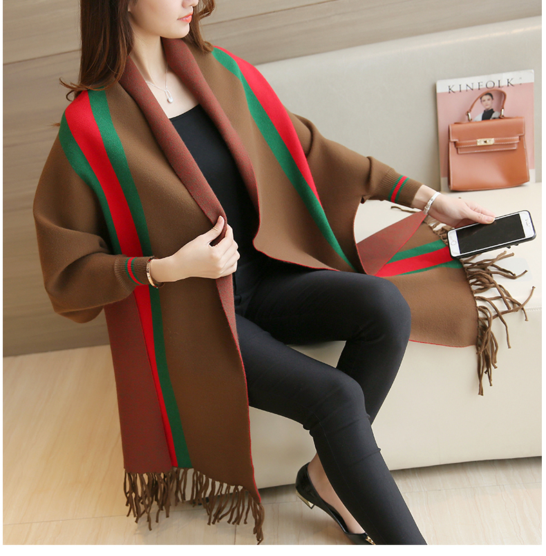 WJ3786 Elegant Cardigan Brown