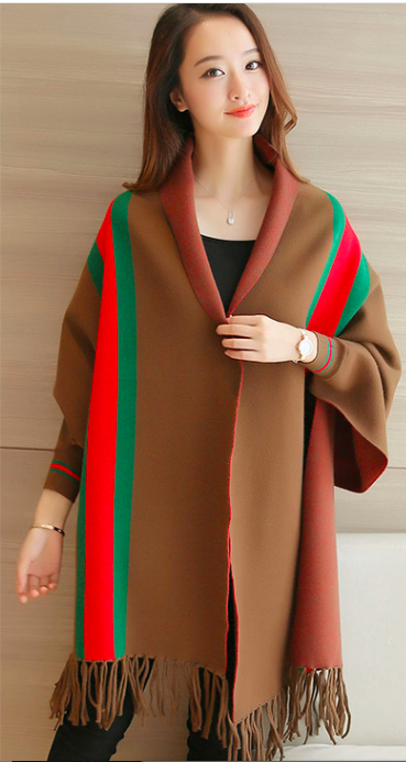 WJ3786 Elegant Cardigan Brown