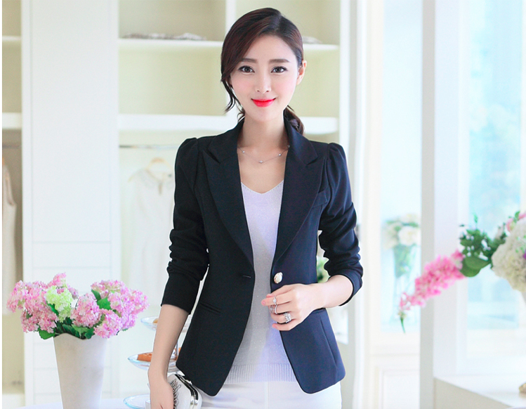 WJ3793 Elegant OL Coat Black