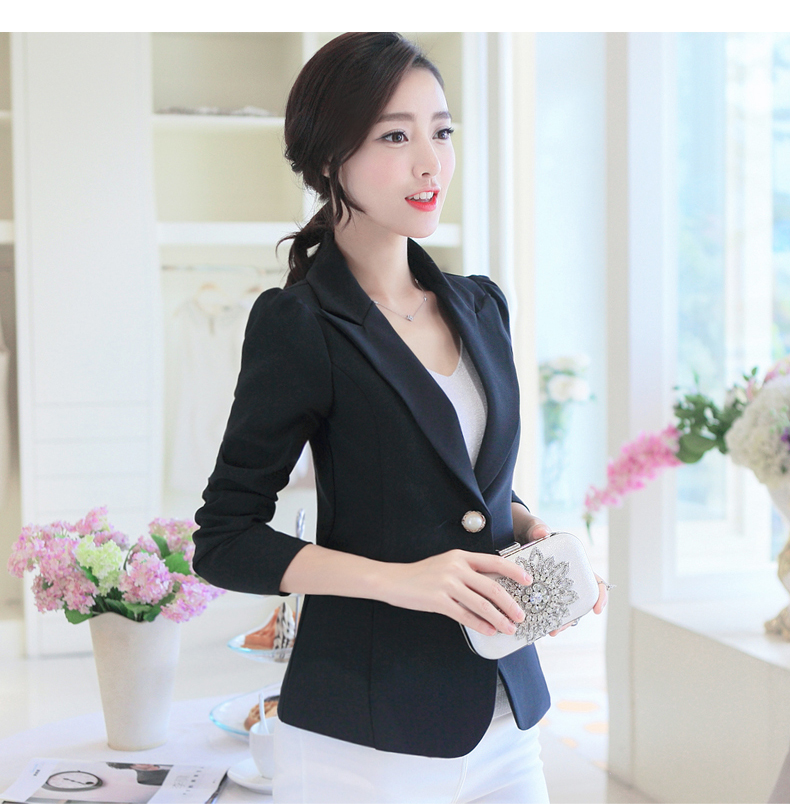 WJ3793 Elegant OL Coat Black