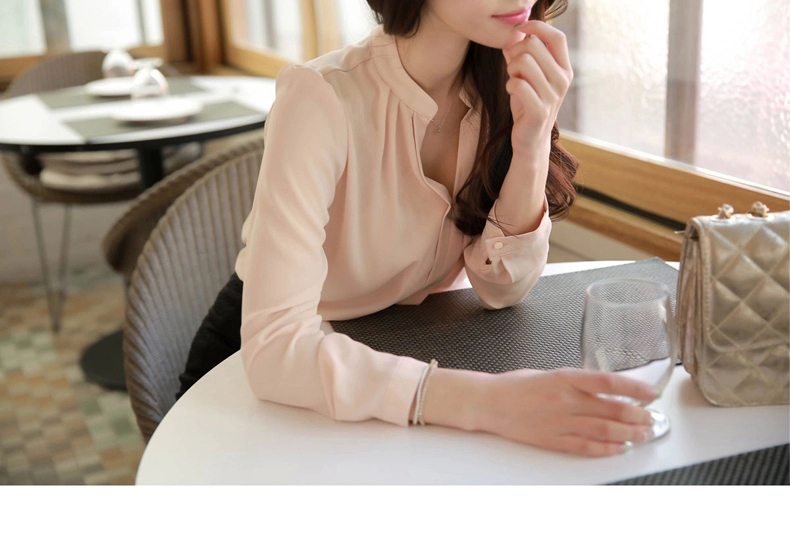 WT3794 Fashion Chiffon Top Pink