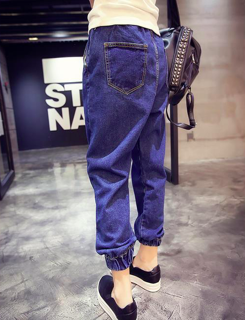 WP3807 Fashion Denim Pant Blue