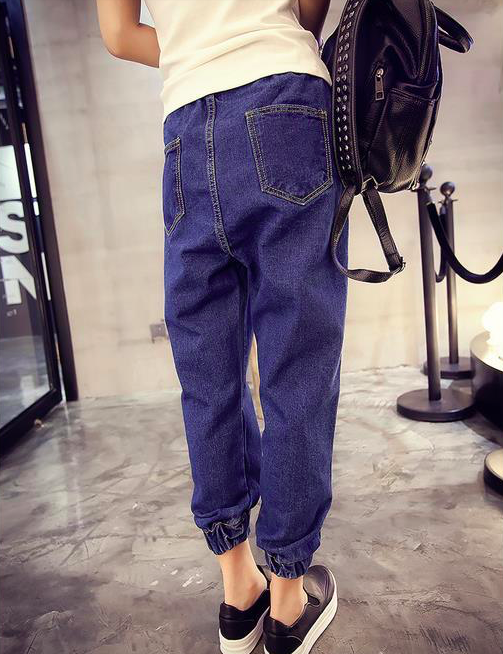 WP3807 Fashion Denim Pant Blue