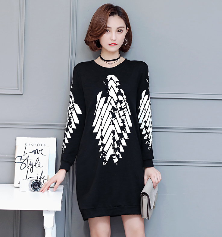 WD7576 Stylish Dress Black