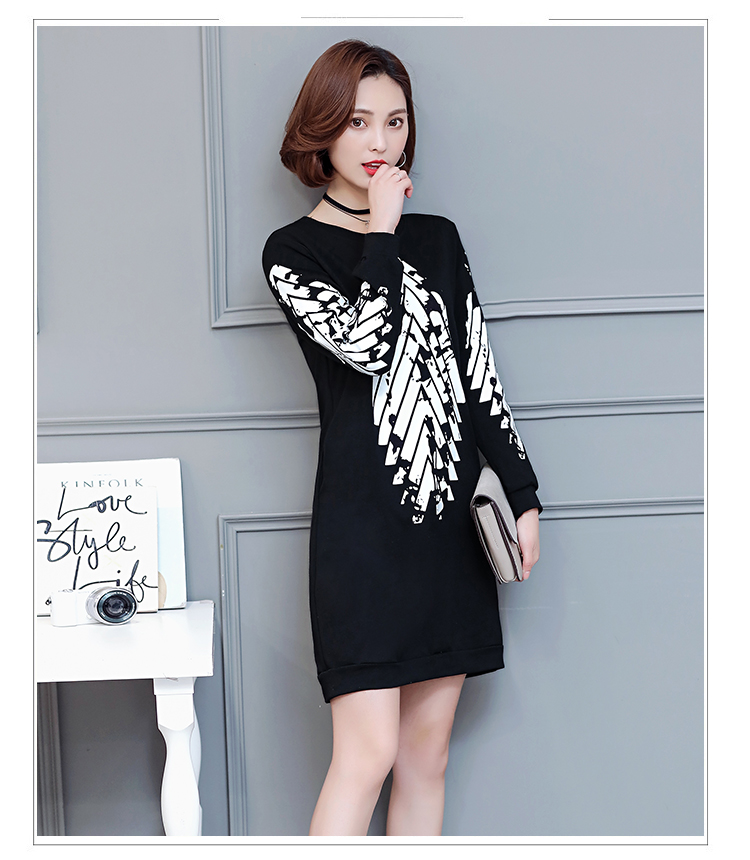 WD7576 Stylish Dress Black