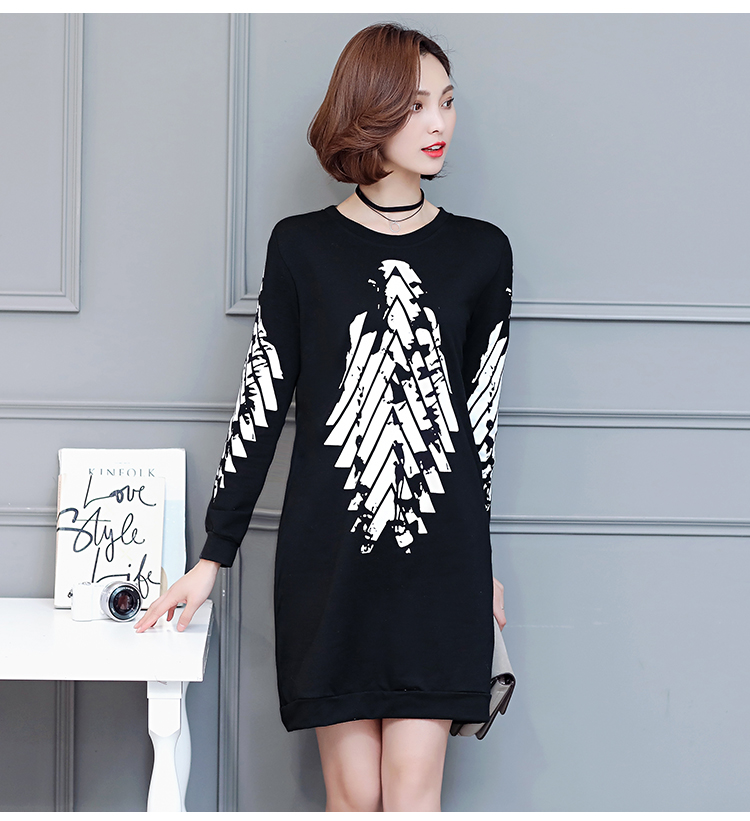 WD7576 Stylish Dress Black