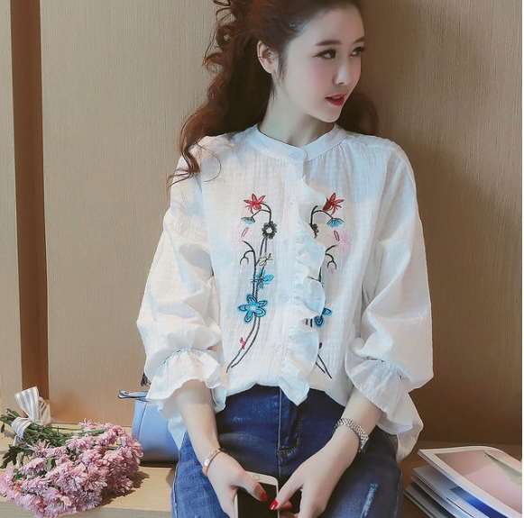 WT7586 Lovely Top White