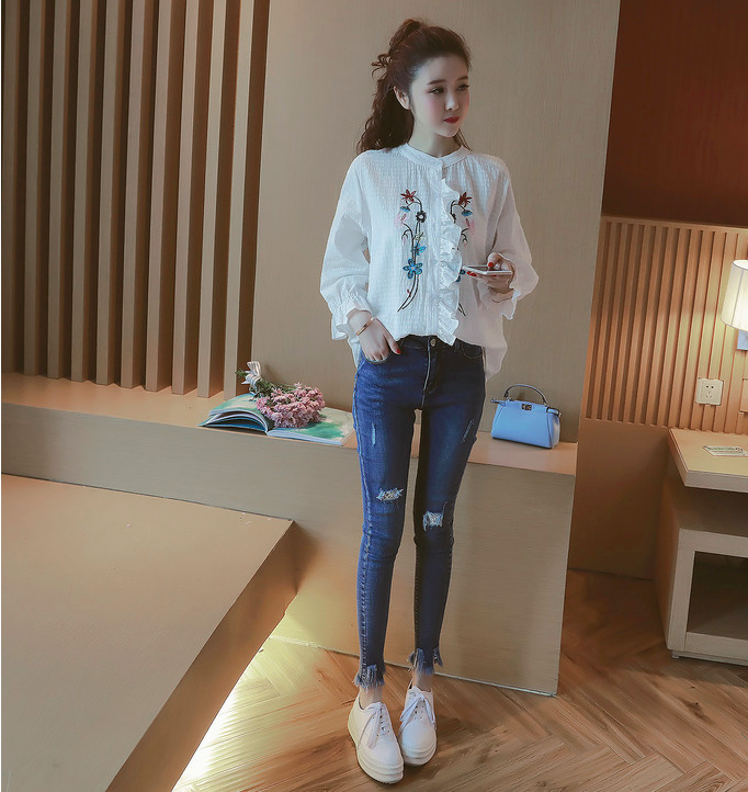 WT7586 Lovely Top White