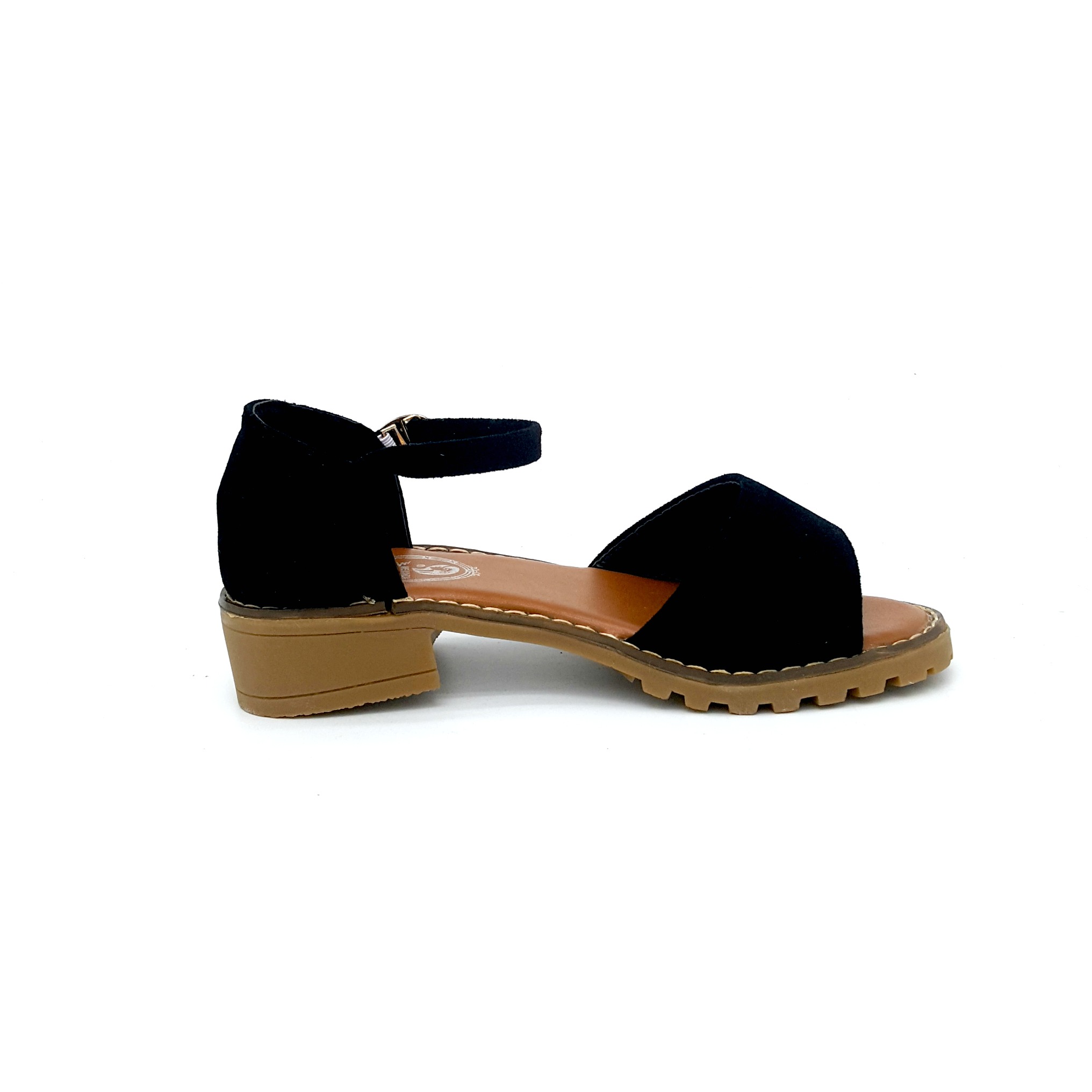 HA018 Fishtail Sandals Black