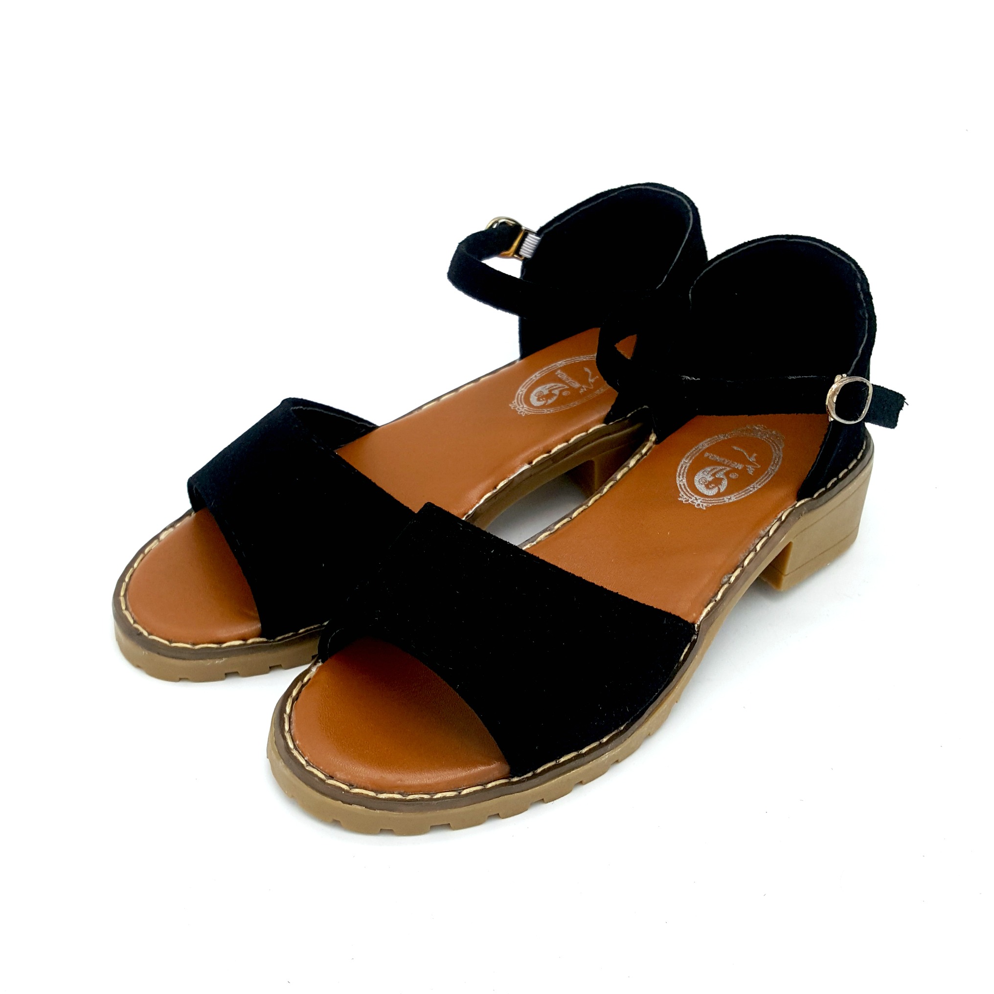 HA018 Fishtail Sandals Black