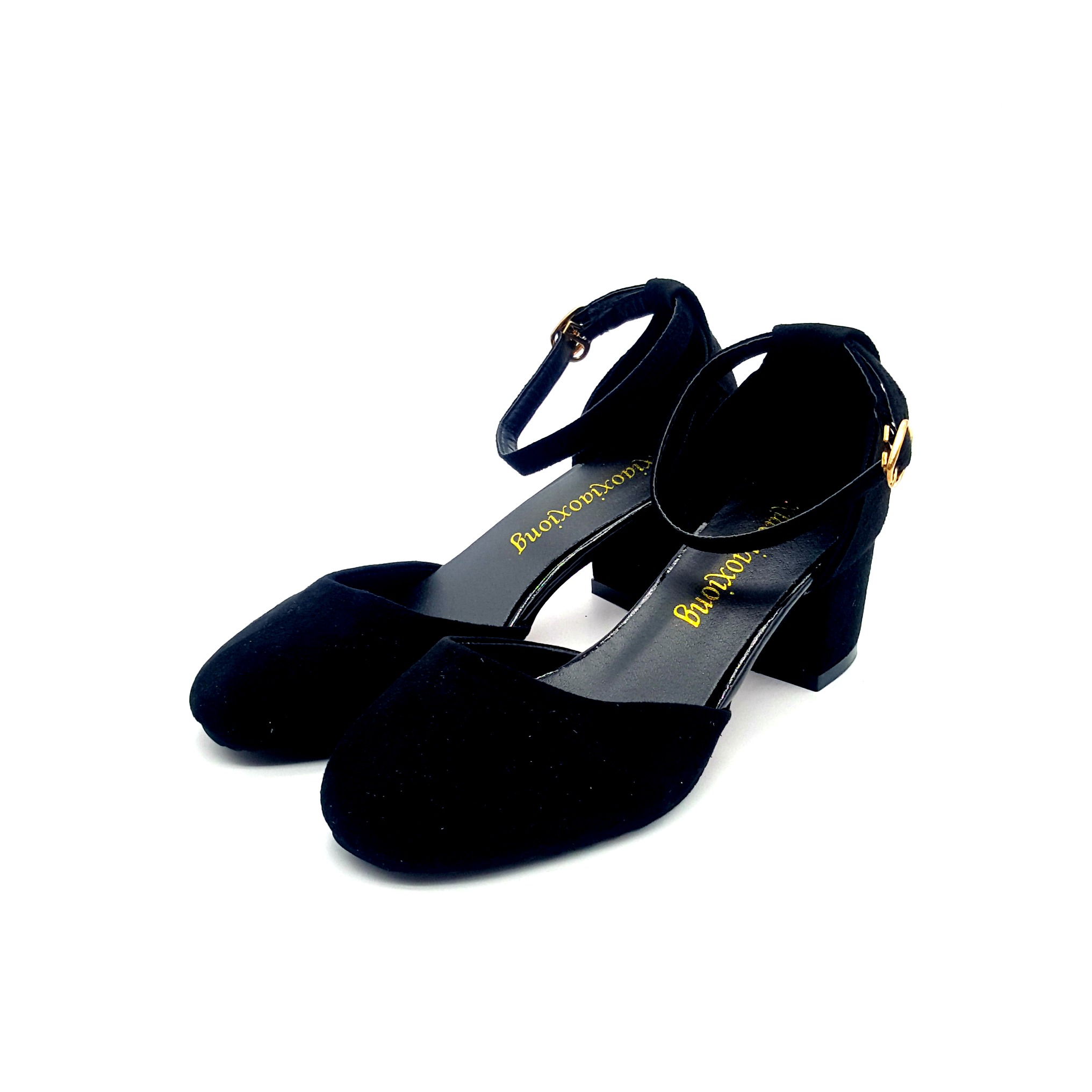 HA023 Clog Heels Black