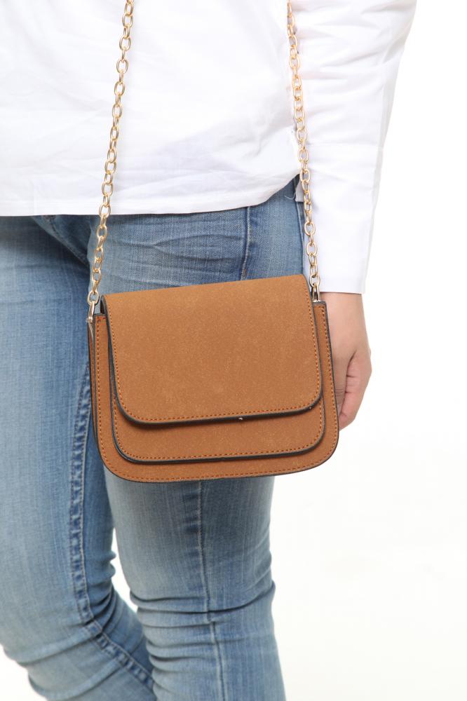 HA024 Layer Crossbody Bags Brown