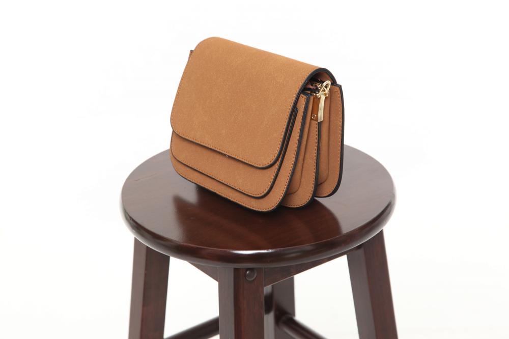 HA024 Layer Crossbody Bags Brown