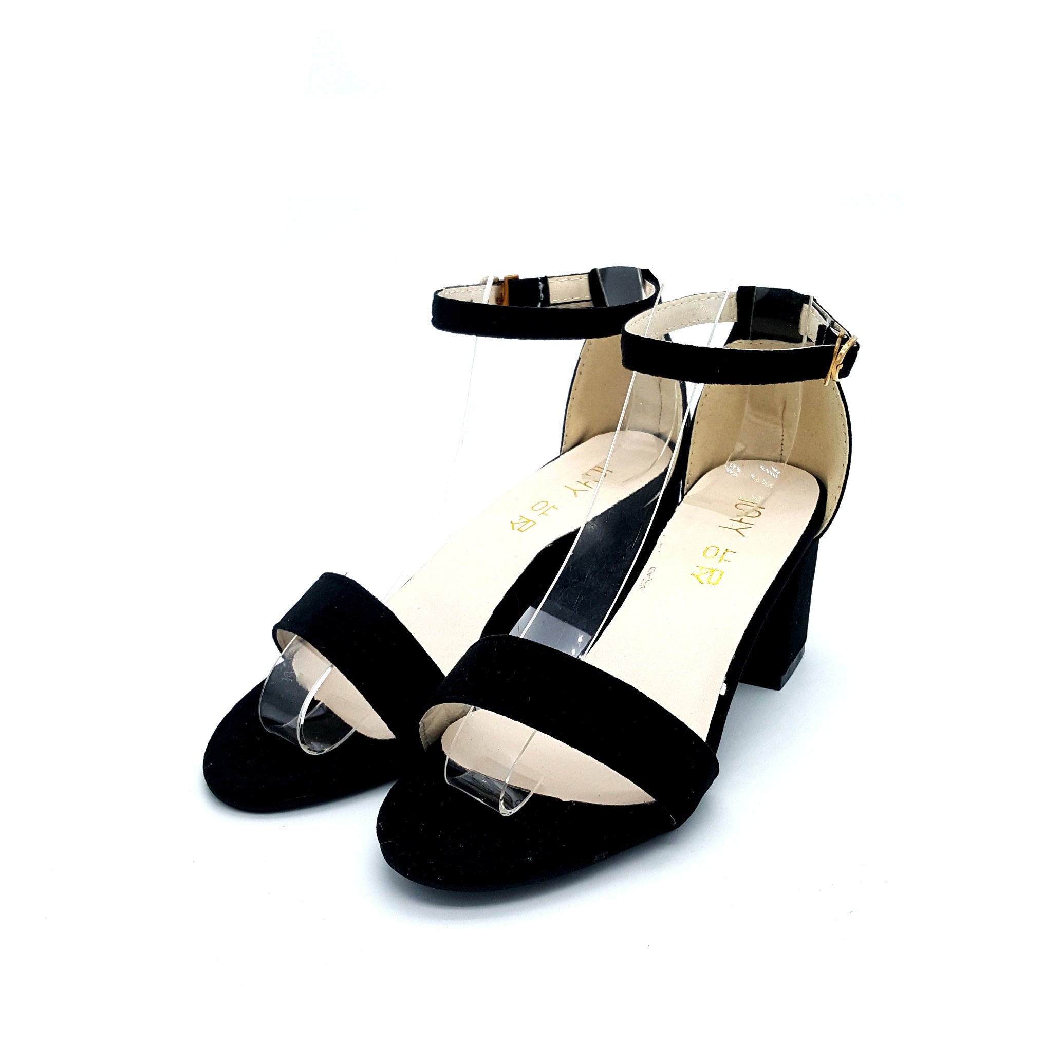 HA022 Midi Heels Black