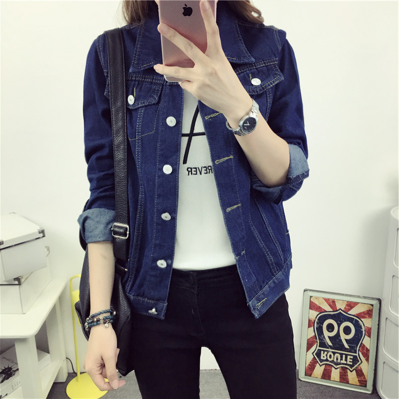 WJ3813 Korea Fashion Denim Jacket Blue