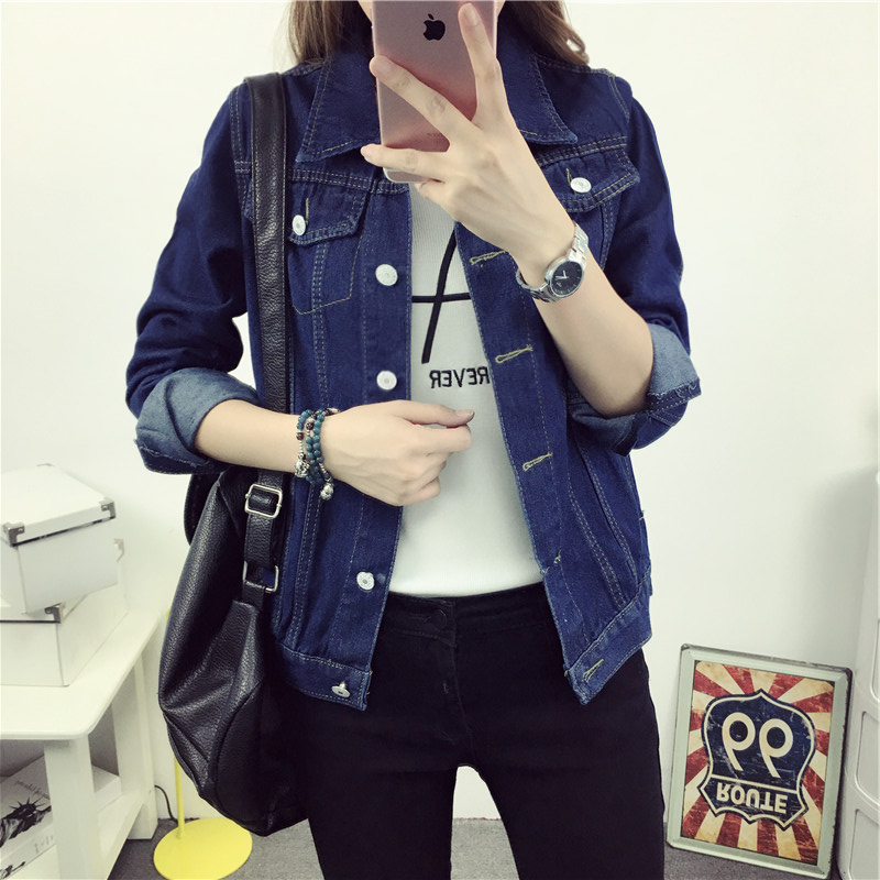 WJ3813 Korea Fashion Denim Jacket Blue