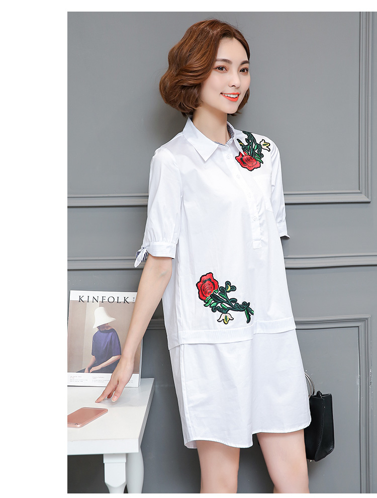 WD3816 Korea Fashion Dress White