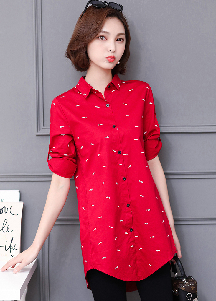 WT3824 Fashion Top Red