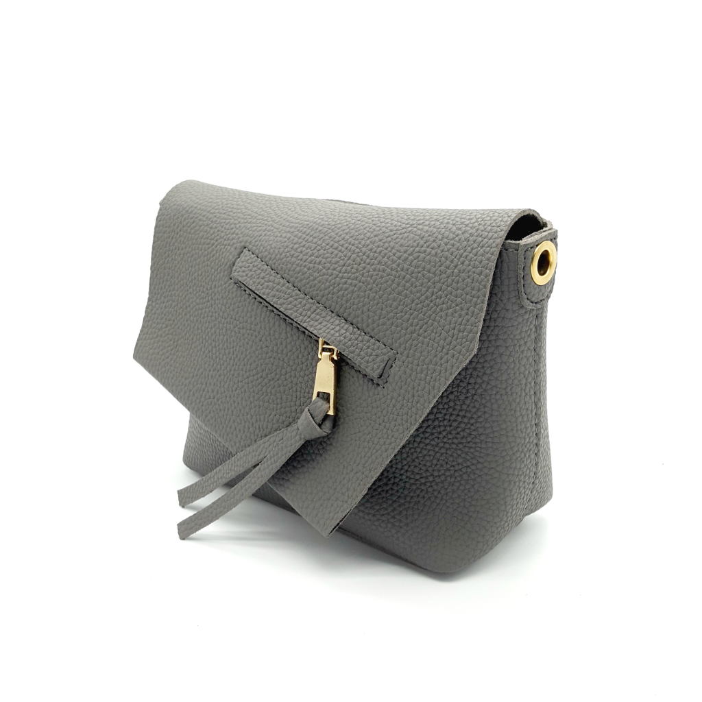 HA028 Zipper Sling Bags Grey