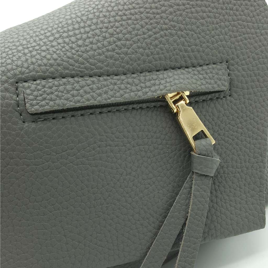 HA028 Zipper Sling Bags Grey