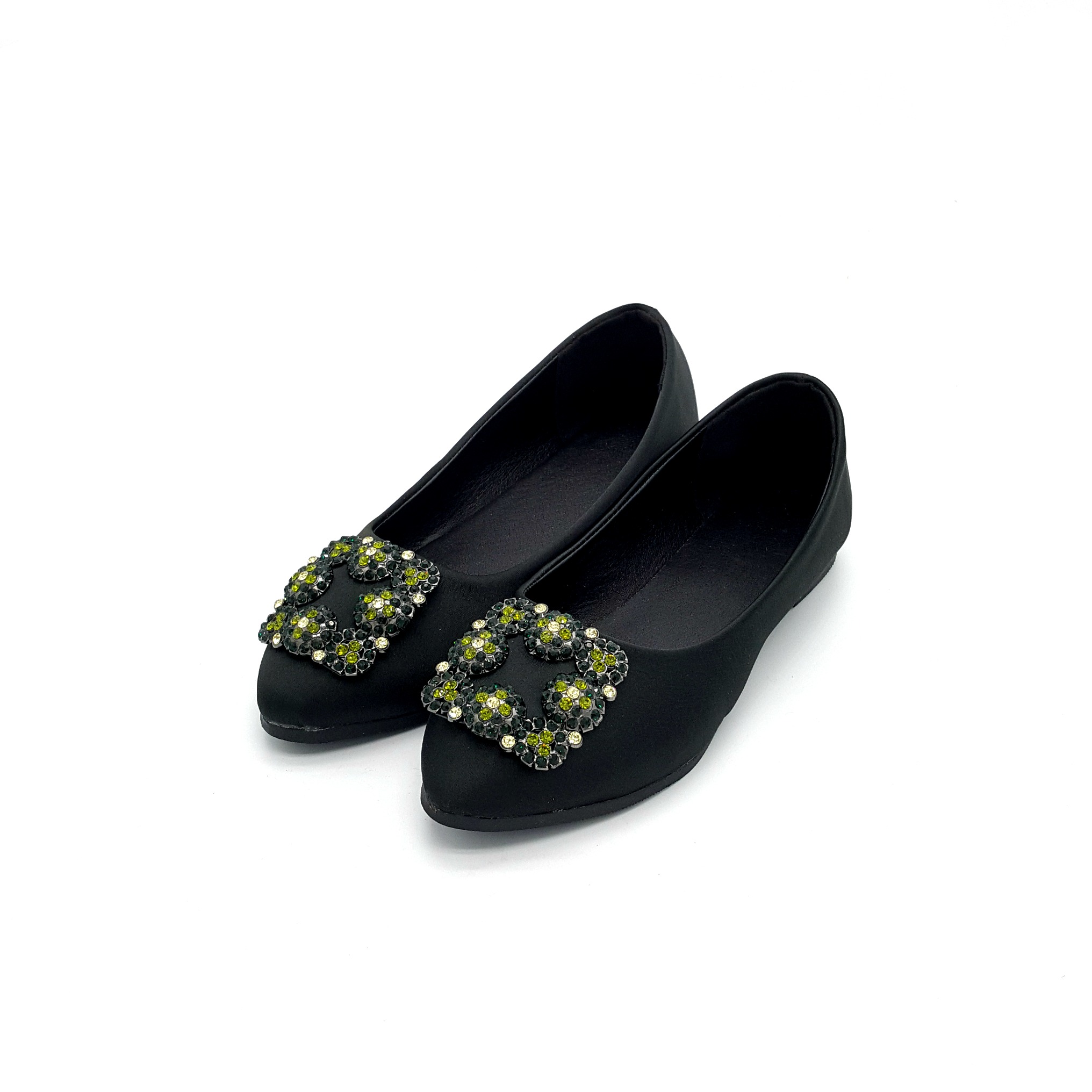 HA011 Crude Flats Shoe Black