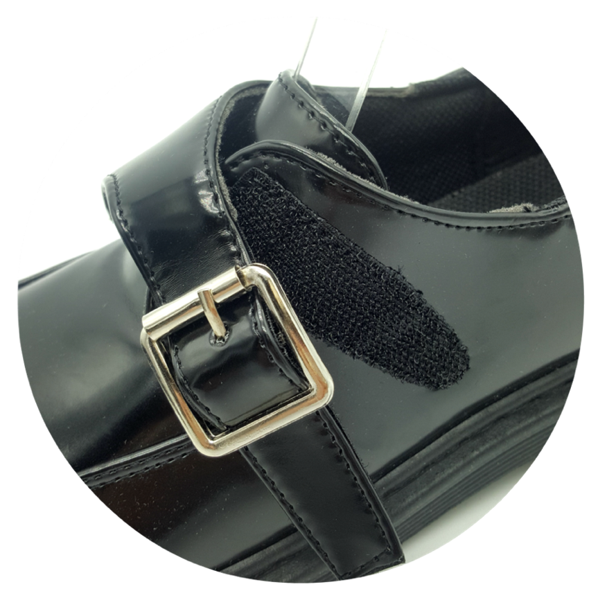 HA014 MonkStrap Shoes Black