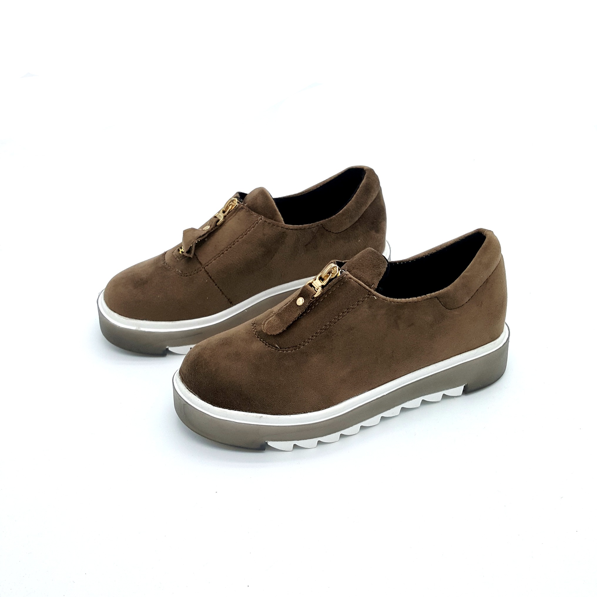 HA012 Korean Style Shoes Brown