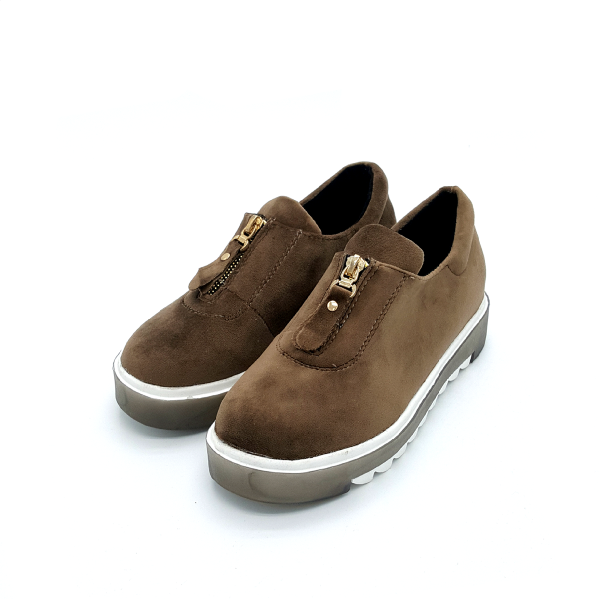 HA012 Korean Style Shoes Brown