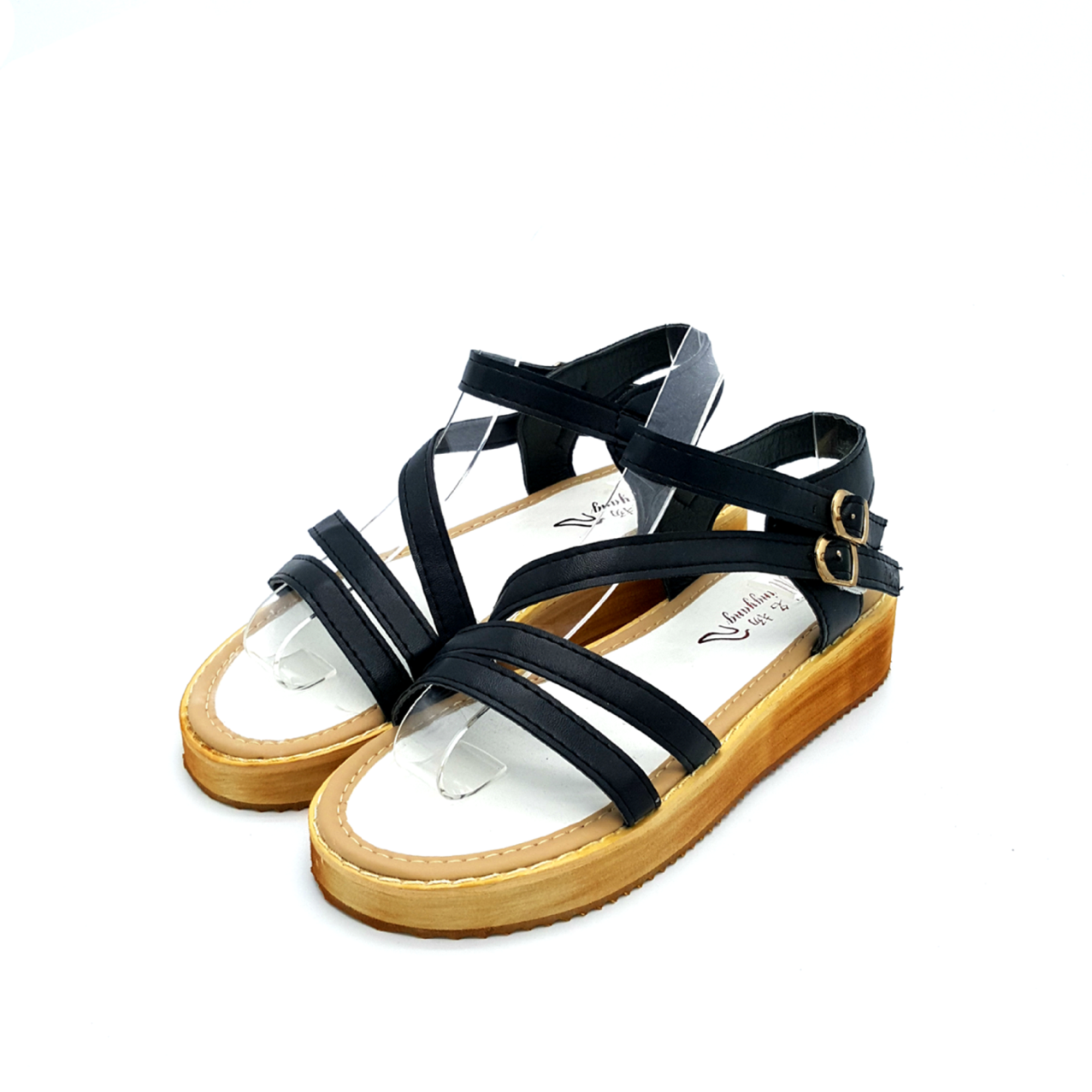 HA009 Slingstrap Sandals Black