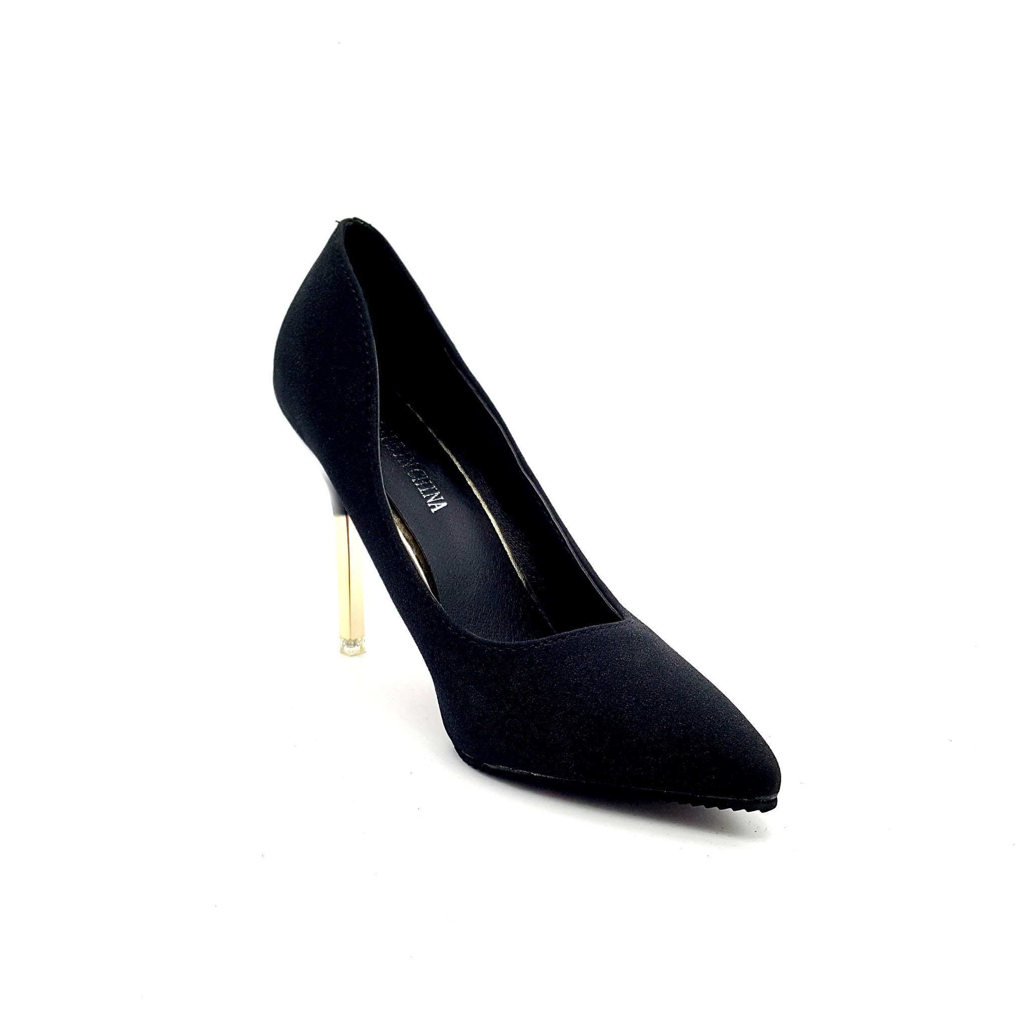 HA037 Pointed High Heels Black