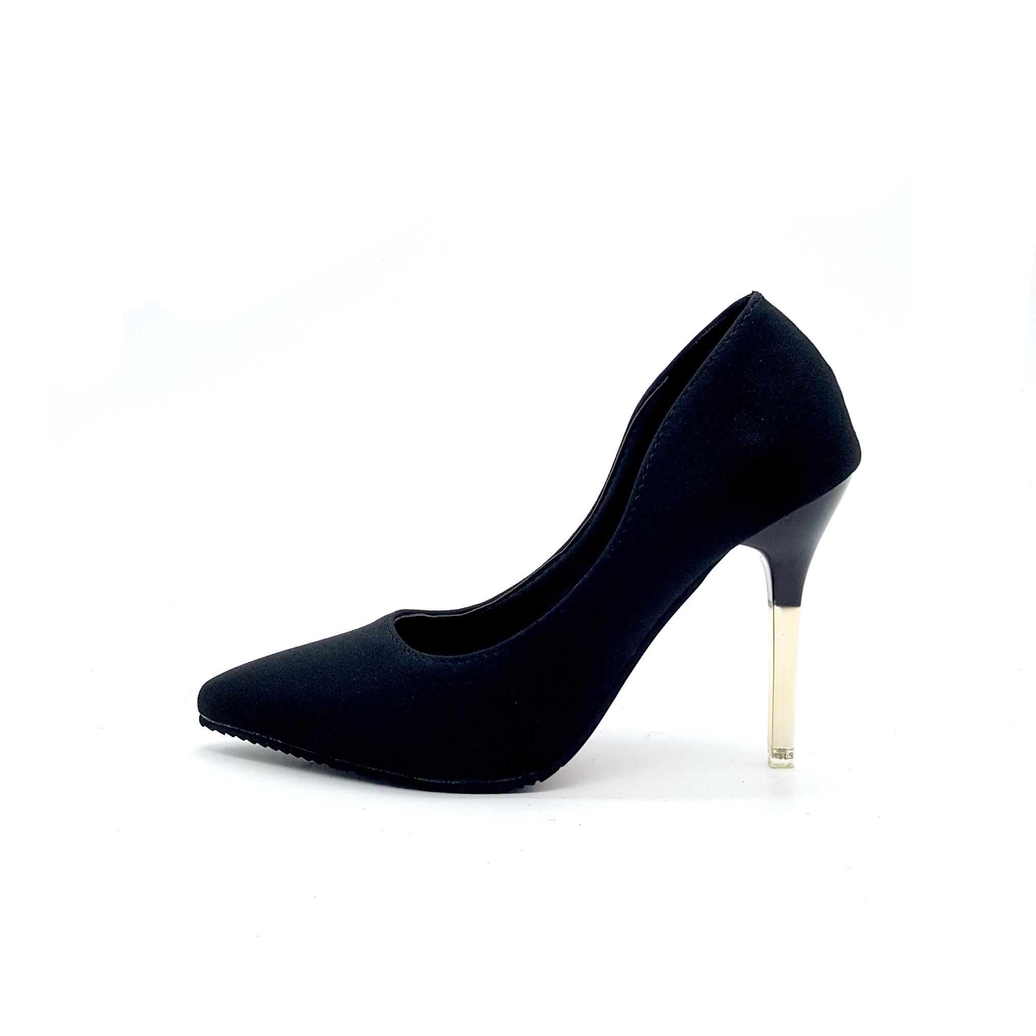 HA037 Pointed High Heels Black