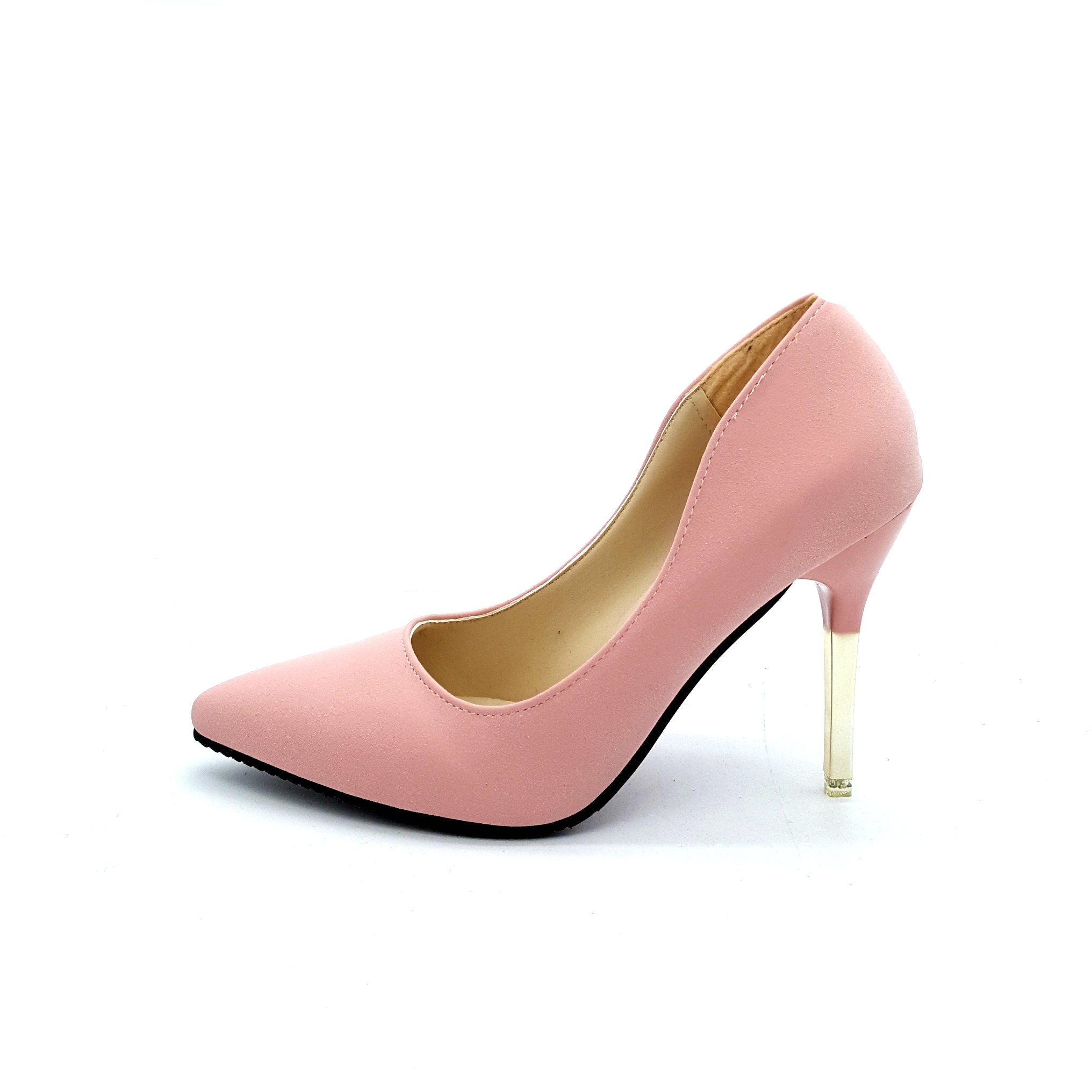 HA037 Pointed High Heels Pink