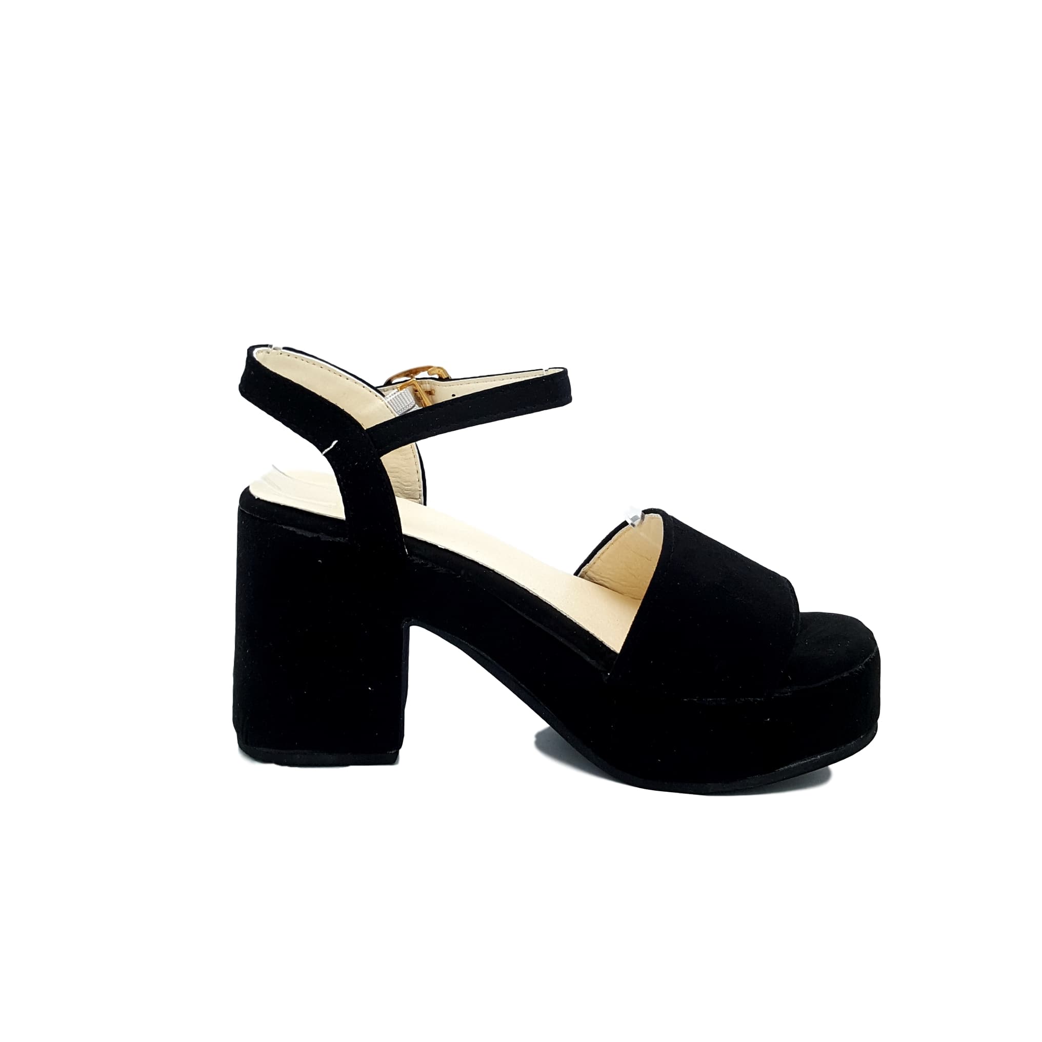 HA041 Pretty Clog Heels Black