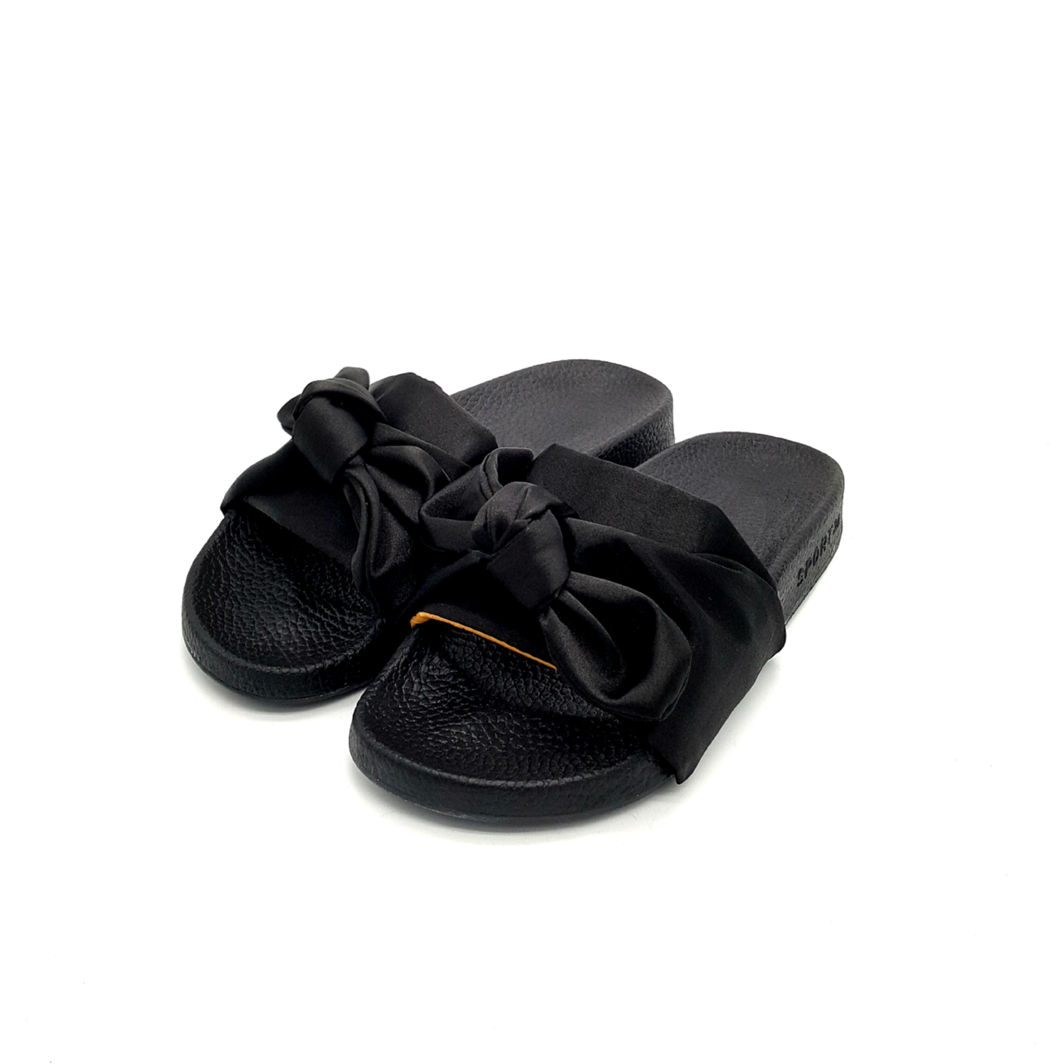 HA055 Ribbon Sandals Black