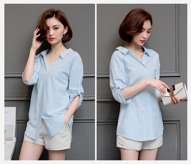 WT3837 Stylish Top Blue