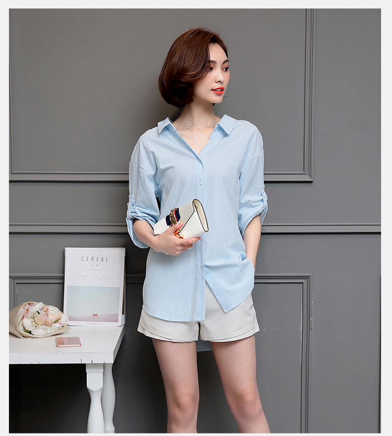 WT3837 Stylish Top Blue